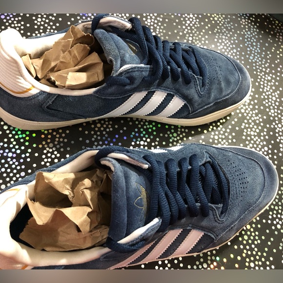 Men’s Blue suede Adidas SKATEBOARDING sneakers!!! - Picture 2 of 15